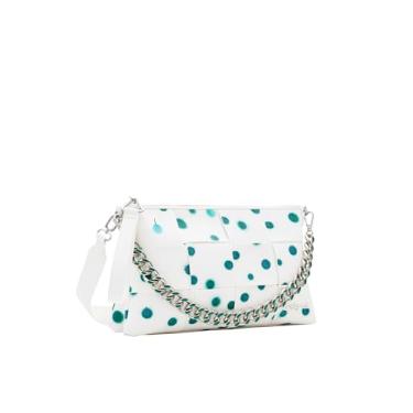 Imagem de Desigual Bolsa tiracolo M Woven Droplets, Branco, One Size