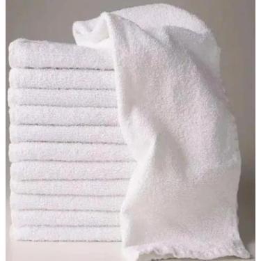 Imagem de Kit 20 toalhas Rosto  profissional 100% algodão Camesa 40x70