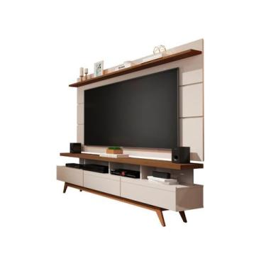 Imagem de Conjunto Sala com Rack Painel TV 72" Vivare Wood 1,8 - Antô Móveis