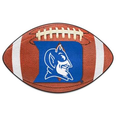 Imagem de Fanmats 2635 Duke University Blue Devils Tapete de futebol de nylon