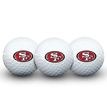 Imagem de Team Effort San Francisco 49ers Pacote com 3 bolas de golfe
