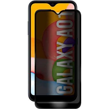 Imagem de Kit 2x Películas Anti Espião 3D de Vidro Samsung Galaxy A01 Anti Curio