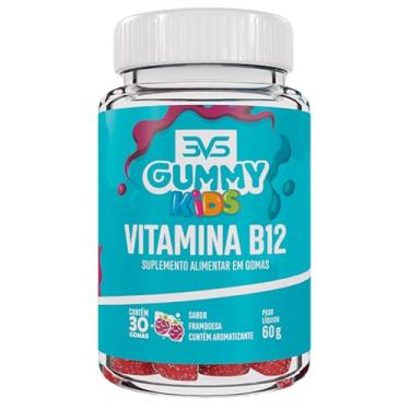 Imagem de 3VS Nutrition Gummy Kids Vitamina B12 30 Gomas Sabor Framboesa