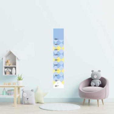 Imagem de Régua Adesiva Infantil Losangos Coloridos N09182 20x115CM - Adesivo BR