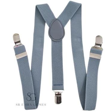 Imagem de Suspensório Cinza Escuro Chumbo Infantil Para Pajens e Eventos - Hero 