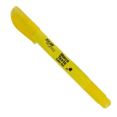 Imagem de Marca Texto Color Gel Retrátil Ponta Macia - Jocar Office, AMARELO