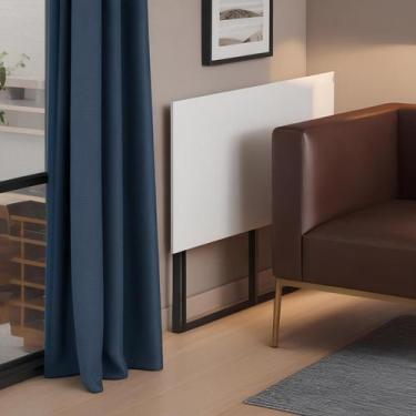 Imagem de Mesa Dobrável Escrivaninha Apoio Notebook Estudos Trabalho Industrial 