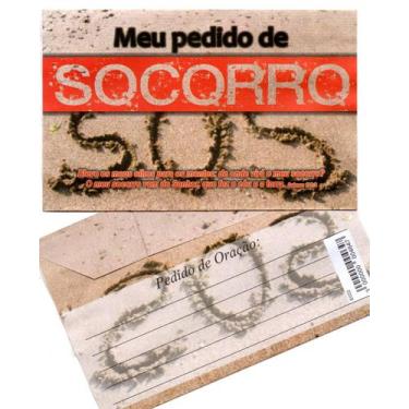 Imagem de Envelopes para Campanha com 100 UNIDADE II - SC, Meu pedido de Socorro