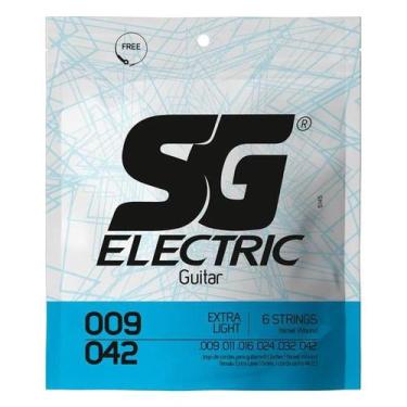 Imagem de Encordoamento sg p/guitarra 009 niquel0.009 - 0.042