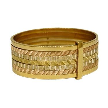 Imagem de Anel Em Ouro 18k 750 7 Elos Colorido, 16