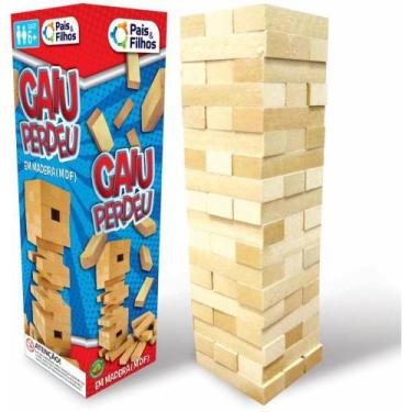 Imagem de Brinquedo Diverso Caiu Perdeu em Madeira - Pais e Filhos