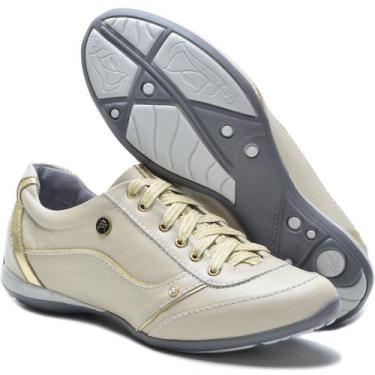 Imagem de Sapato Feminino Com Amortecedor Tipo Tenis Bmbrasil 212/02 Creme, 40