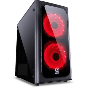 Imagem de Gabinete Gamer PCYes Venus sem Fonte, Mid Tower, USB 3.0, 2 Fans LED V