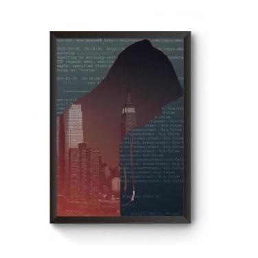 Imagem de Poster Moldurado Mr Robot Quadro - Fanarte