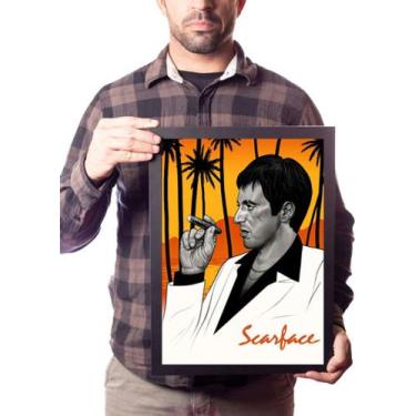 Imagem de Lindo Quadro Retrato Tony Montana  Scarface - Fanarte