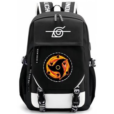 Imagem de Mochila Huoying Naruto Flame Logo de grande capacidade