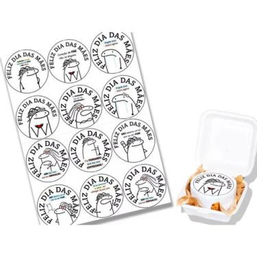 Imagem de 12 Papel Arroz comestível para mini bolo bento cake  9,5 Cm Redondo fe