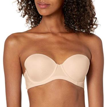 Imagem de Undies.com Sutiã push-up sem alças conversível de microfibra feminino, Sunkiss, 36C