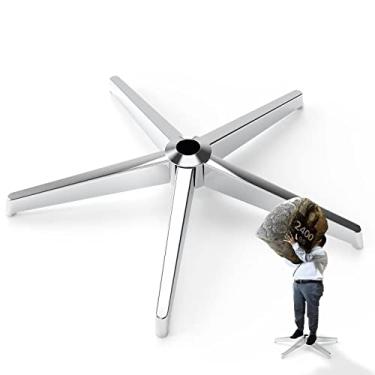 Imagem de Sytopia Base de cadeira de escritório, substituição de base de cadeira de mesa de 71 cm com pernas de metal reforçado (1,043 kg), parte inferior de cadeira para a maioria das cadeiras, cilindro de gás