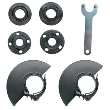 Imagem de Chave angular de flange com porca de bloqueio de metal para Makita 122886-3 115 mm GA4530 GA4534 9557NB BGA452 XGA01 GA4530K XAG03M XAG03MB XAG03Z XAG04T