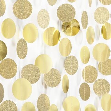 Imagem de burgleda Festa de Noivado Champanhe Ouro-Decorações Papel-Guirlanda-52 Pés Glitter Casamento Pendurado Serpentinas Banner, Despedida de Solteira Chá de Panela Aniversário Natal Decoração de Fundo de I