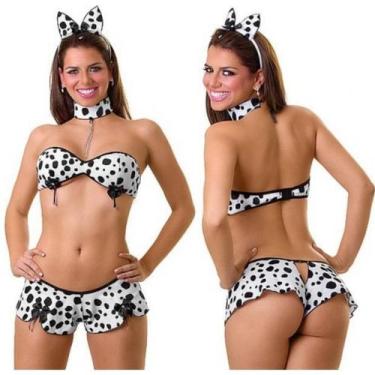 Imagem de Fantasia Feminina Fogo e Paixão - Cachorrinha - Sex shop - Adtoys