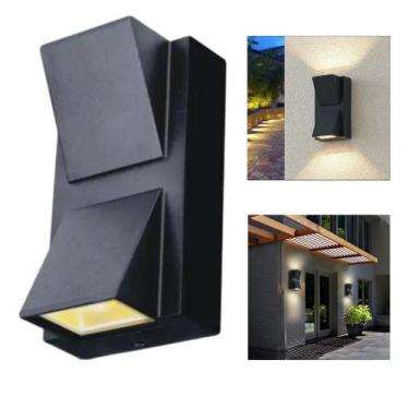 Imagem de Arandela Luminária Luxo Moderna 2 Fachos Iluminação LED 6w Interna e E