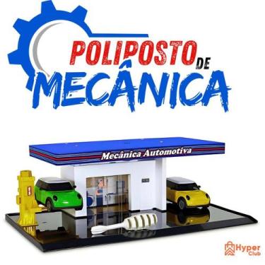 Imagem de Brinquedo Poliposto Infantil  Polícia, Bombeiros, Mecânica e Posto de 