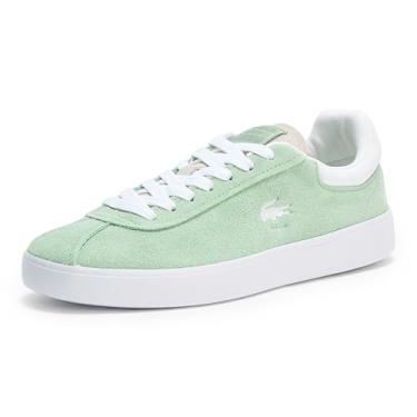 Imagem de Lacoste Tênis feminino Baseshot, Verde/branco, 35