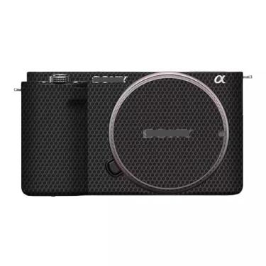 Imagem de Adesivo de capa de câmera para Sony ZV-E10 película protetora antiarranhões decoração (preto matriz)