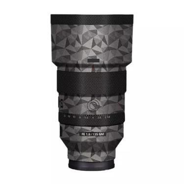 Imagem de Revestimento adesivo para lente de câmera antiarranhões para Sony FE 135 mm F1.8 GM Película protetora de vinil protetor corporal FE1.8/135 GM 135 1.8 (titânio triangular)