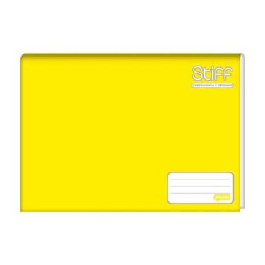 Imagem de Caderno de Desenho Brochura Capa Dura 96F Stiff Amarelo Jandaia