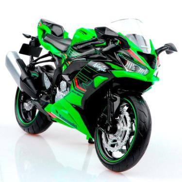 Imagem de Motocicleta de Brinquedo TOKAXI Kawasaki Ninja Z6 - Escala 1/12 - Die-
