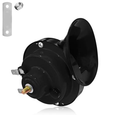 Imagem de QKYS Buzinas de ar de carro para segurança, buzina de trem de caminhão super alta 300DB 12V, à prova d'água, kit de substituição de buzina elétrica de caracol automotiva, buzina de touro para capô de