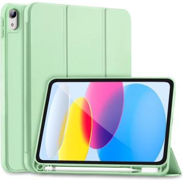Imagem de Capa Smart compatível com iPad 10ª geração com suporte para Pencil - S