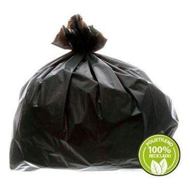 Imagem de Saco De Lixo Preto 100 Litros 0,035mm 100un - HIGIPACK
