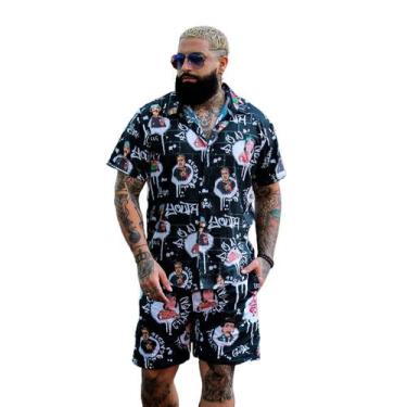 Imagem de Conjunto de Praia Turma do Chaves Gang Pierry Lohan - CSST01, P, Preto