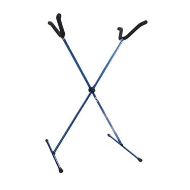 Imagem de Esquirla RC Airplane Rack Aircraft rack rack robusta de modelo leve e multifuncionação de base para a sala de estar dormindo adultos, Azul