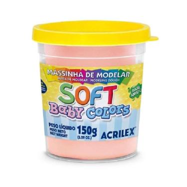 Imagem de Massinha De Modelar Soft Baby Colors Acrilex 150g Variação: salmão