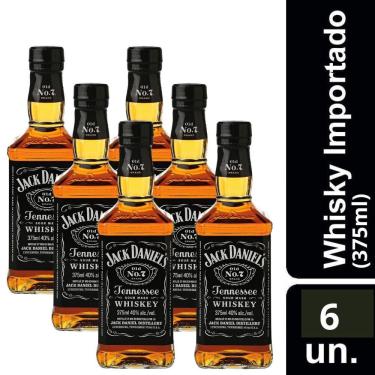 Imagem de Kit 6 Whisky Jack Daniel's Tennessee 375ml