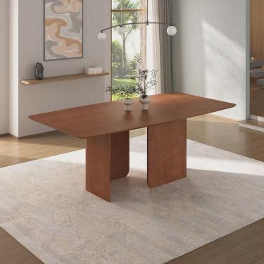 Imagem de Mesa de Jantar 8 Lugares 210cm X 110cm Boreal Cabecasa Madeiramadeira