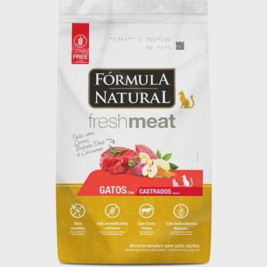 Imagem de Ração Fórmula Natural Gatos Fresh Meat Castrado Carne 7kg