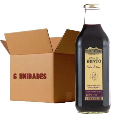 Imagem de Kit 6 Suco De Uva Casa De Bento 1L
