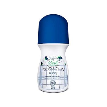 Imagem de Desodorante Antitranspirante Feminino Giovanna Baby Sweet blueberry, roll-on, 1 unidade com 50mL