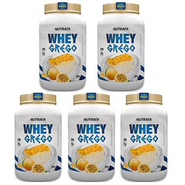 Imagem de Kit 5X Whey Grego - 900g Mousse de Maracuja - Nutrata