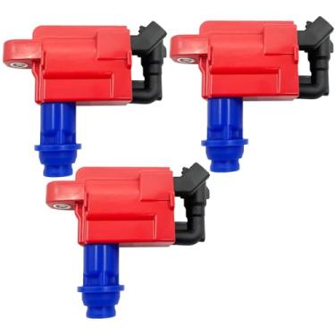 Imagem de GP POWER Bobina de ignição de alto desempenho 90919-02216 9091902216 UF228 UF-228 C1153 conjunto de 3 compatíveis com Lexus GS300 IS300 SC300 Toyota Supra 3.0L L5 2JZ