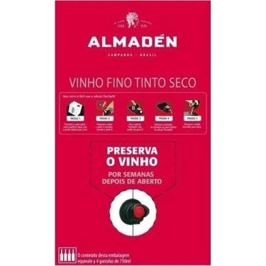 Imagem de Vinho Almadén Bag In Box Cabernet Sauvginon 3L - MIOLO