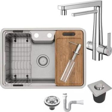 Imagem de Kit Misturador Com Purificador Docol Vitalis E Cuba Massima