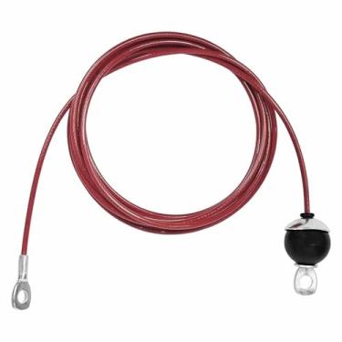 Imagem de AIKESIWAY Cabos de substituição para academia em casa, cabo de polia de fitness, cabo de substituição para máquina de peso - Corda de aço resistente de 5 mm (0,2 polegadas) para cabo de academia em