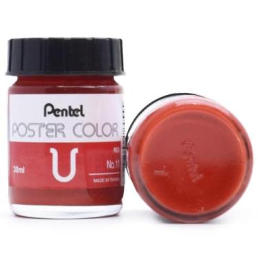 Imagem de Tinta Guache Profissional Pentel Poster Color, 11 VERMELHO